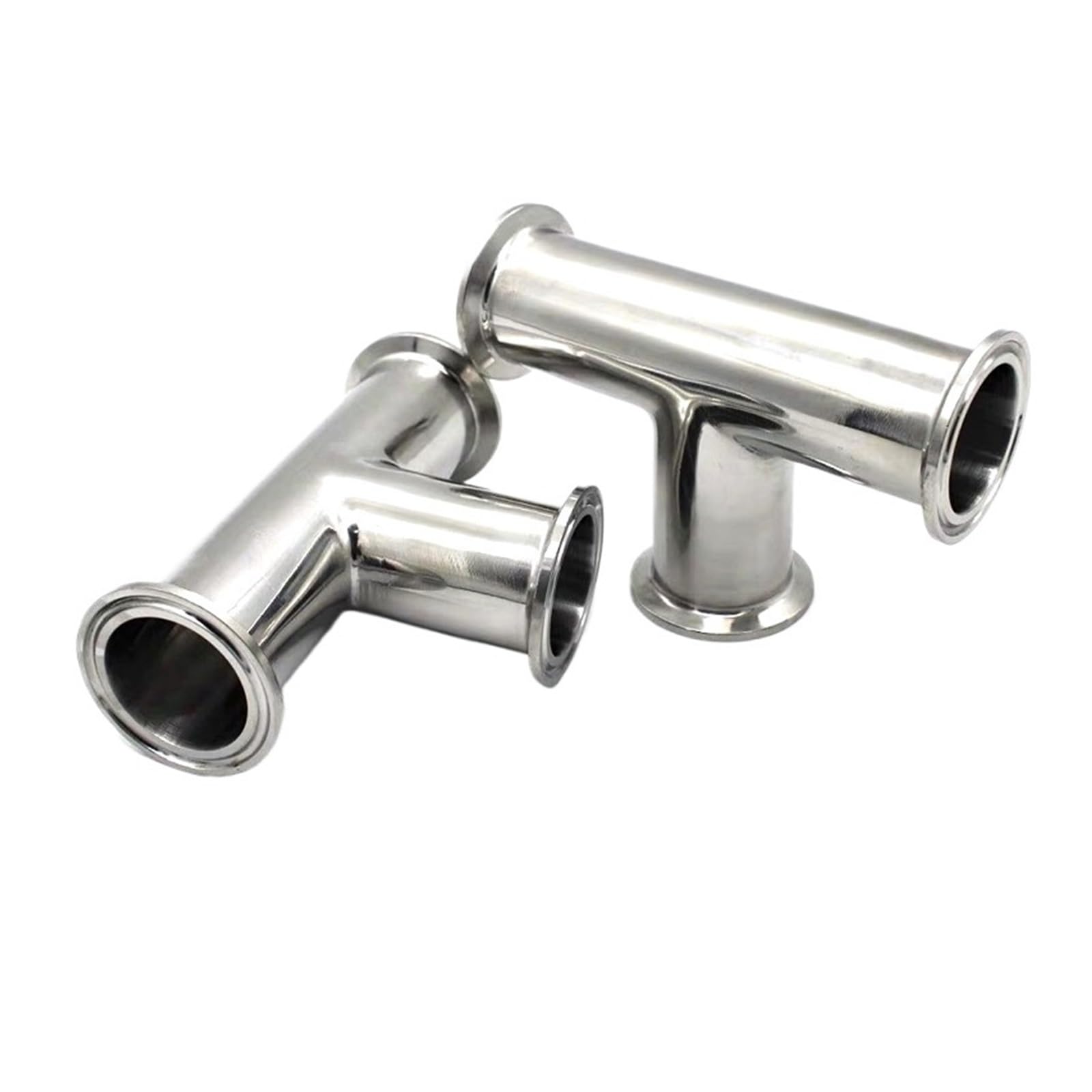 AEVHBAMXN 1PC Ferrule 1.5" OD 50.5MM Fit Tri Clamp Stainless Steel SS304 3 Way Tee OD 38MM Pipe Fitting AEVHBAMXN
