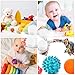 Squeaker Rassel Box Kunststoff transparent 30 Stück weiß Spielzeug mit Glöckchen Quietscher Sound Maker