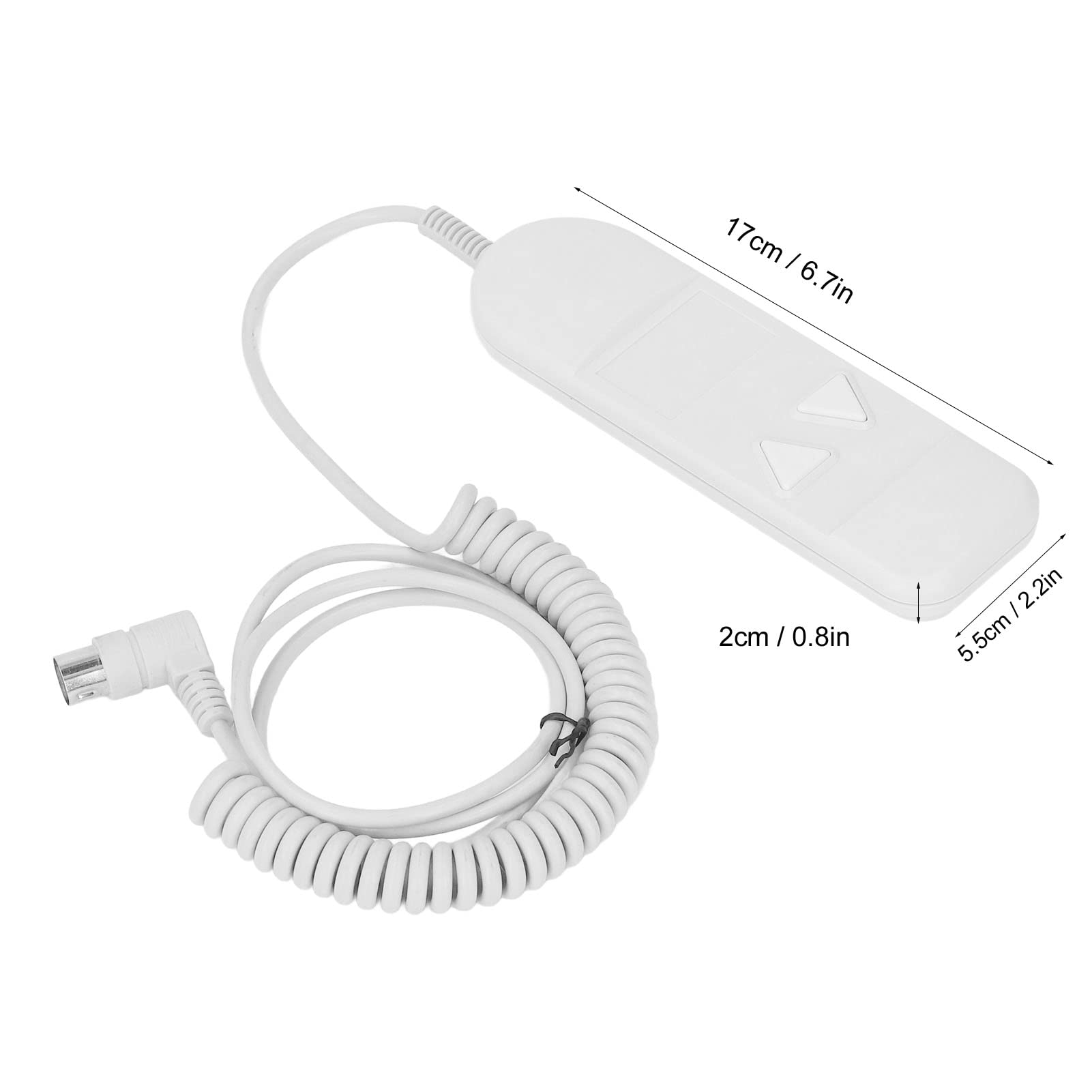 8 Broches 2 Boutons Commande Manuelle du Fauteuil Roulant électrique, Télécommande à Main Remplacement de la Commande Manuelle pour Fauteuil Releveur Fauteuil Inclinable électrique