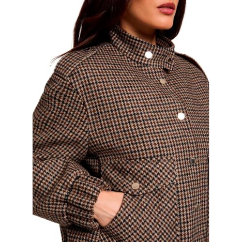 Blouson tweed col mao femme - vue 6
