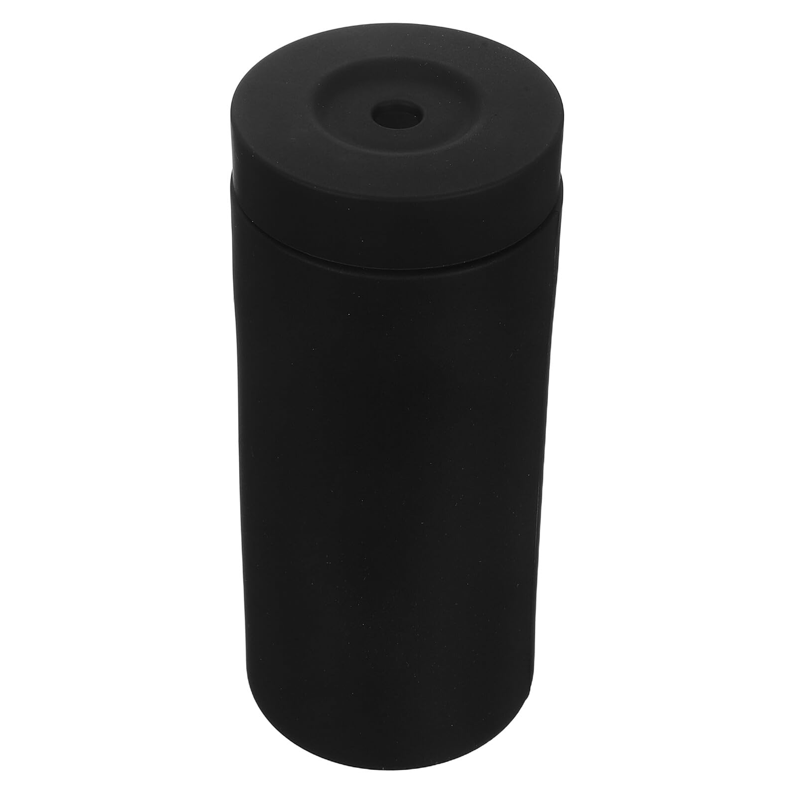 Dosatore Sapone da Lavello in Silicone Nero, Ricaricabile e Portatile | Chiusura Igienica, Antiperdita, per Cucina e Casa, Look Moderno Raffinato, Pratico da Riempire