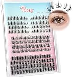 Heasy Manga Lash Clusters, Manhua Lash Clusters 160Pcs Lash Clusters with Spiky 3 Styles Anime Lashes Cluster Individual Lashes Manga Cosplay Lashes Korean Lashes Salon DIY, Black
