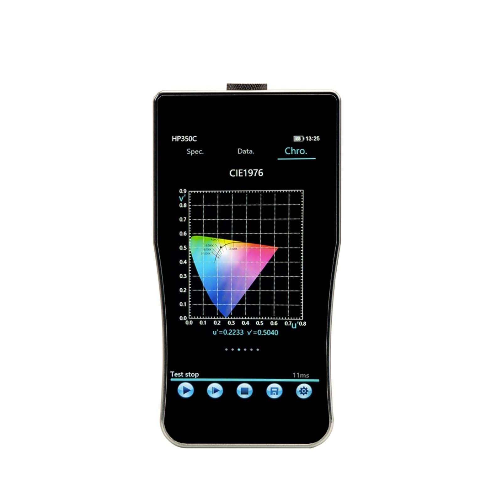 Espectrofotómetro, Espectrómetro De Mano Fibra Óptica, Colorímetro Irradiancia Espectral HP350C 380-780nm