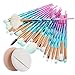 Produktbild Pinselset makeup SHINEHUA,20PCS Pinsel Bürsten Schminkpinsel Kosmetikpinsel Bilden Foundation Augenbraue Eyeliner erröten Kosmetik Concealer Pinsel, Lidschatten, Augenbrauen (20PCS, E)