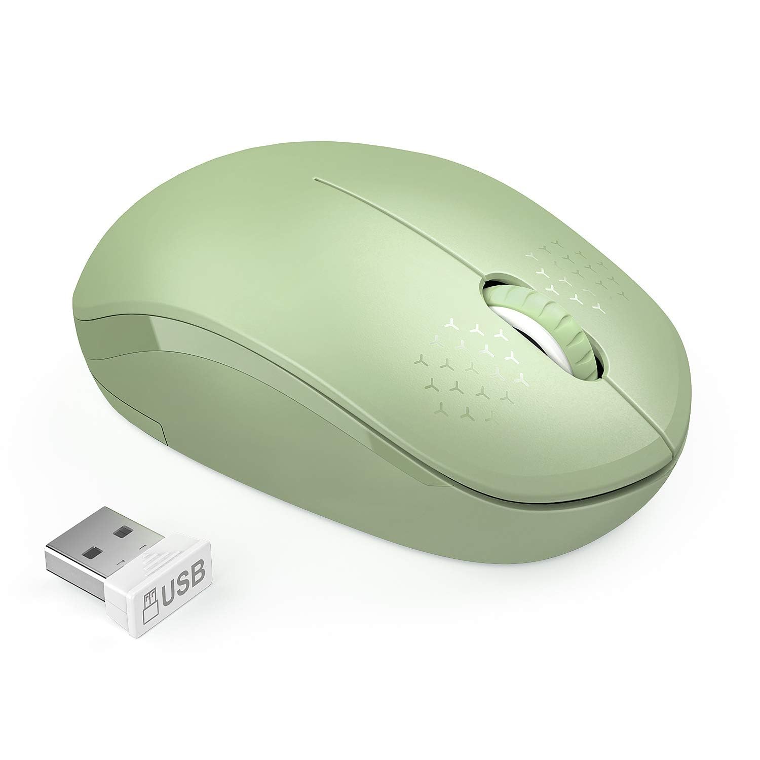 seenda Wireless Mouse for Laptop, 2.4G Noiseless Computer Mouse,Mint Green — Amazon image 32