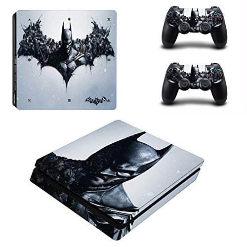 Adventure Games - PS4 ORIGINAL - Batman, Bat Symbol - Playstation 4 Vinyl Console Skin Decal Sticker + 2 Controller Skins Set
