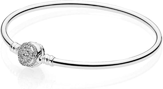 Amazon Pandora ディズニー 美女と野獣 バングル クリアキュービックジルコニア cz シルバー チャーム 通販