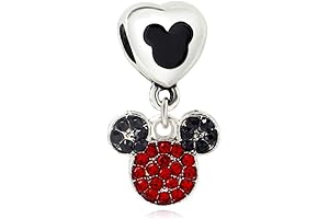 Pandora Charm Bead - Red Mouse with Black Ears