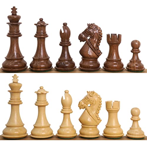 Pièces d'échecs de bridon Staunton, l'héritage du bois de rose et du buis