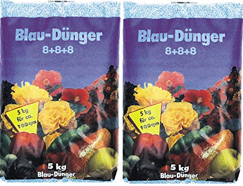 Preisvergleich Produktbild Blaudünger 5kg Gartendünger 8+8+8 Blaukorn Obst Gemüse