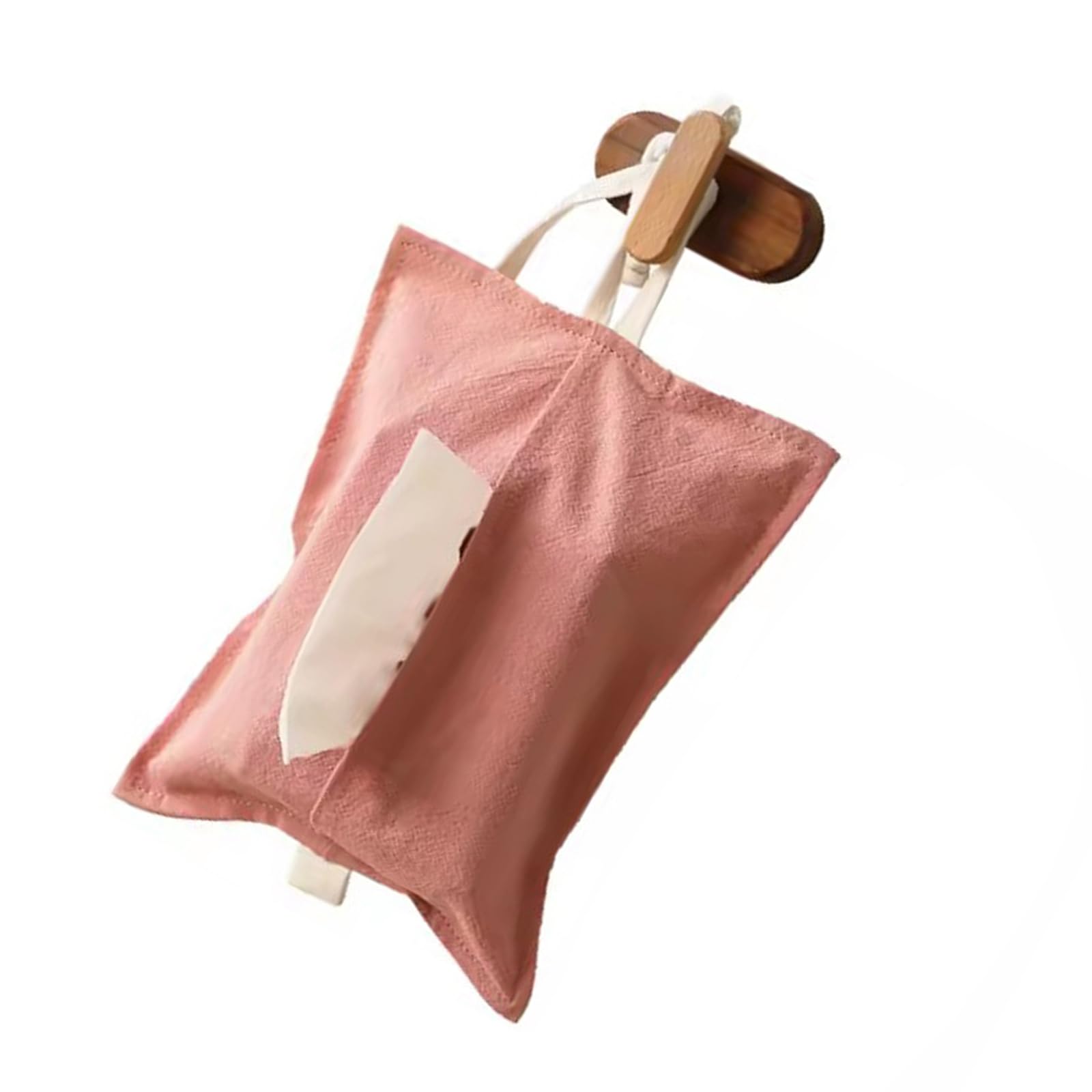 Buxuaaaa Fabric Tissue Dispenser Hanging Bag Perfect for Kitchen Counter Decoration Fabric Tissue Bag