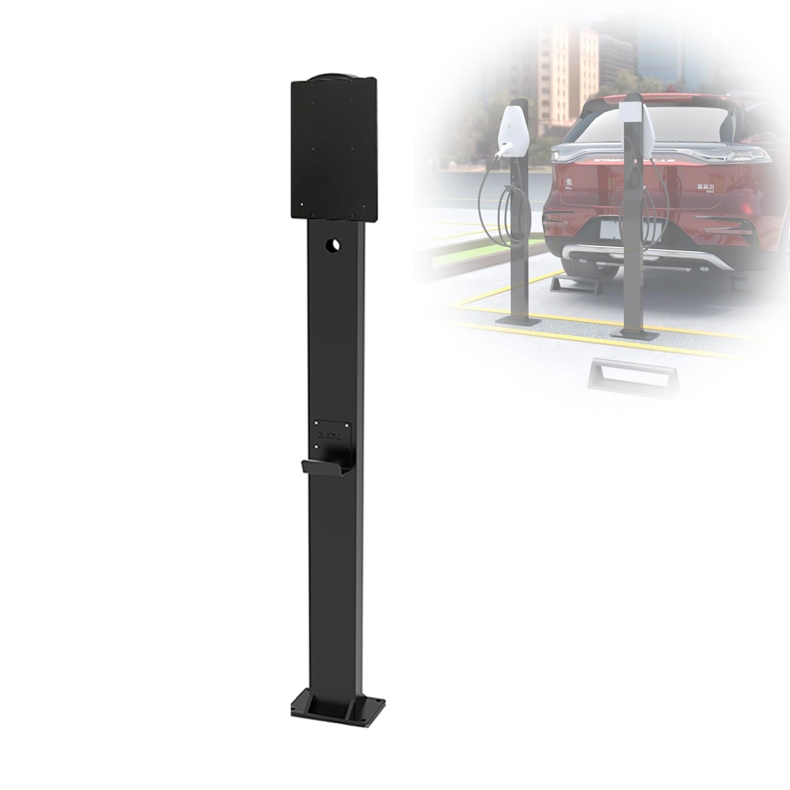 Socle de chargeur de connecteur mural extérieur EV pour parking et garage