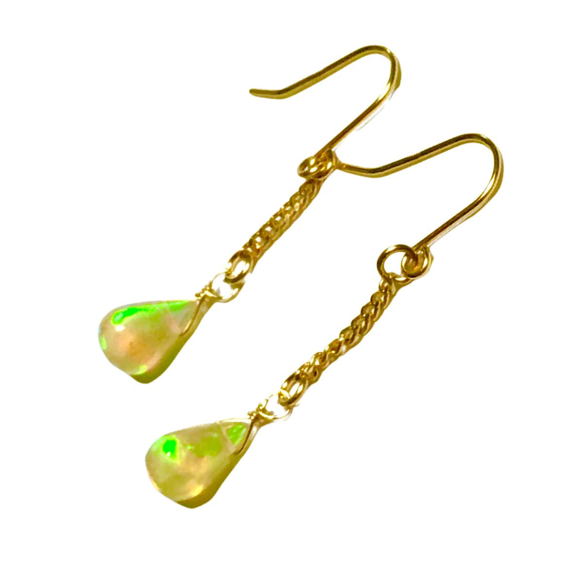 Amazon | 【Rvaru】 K18ピアス エチオピア産 プレシャス オパール