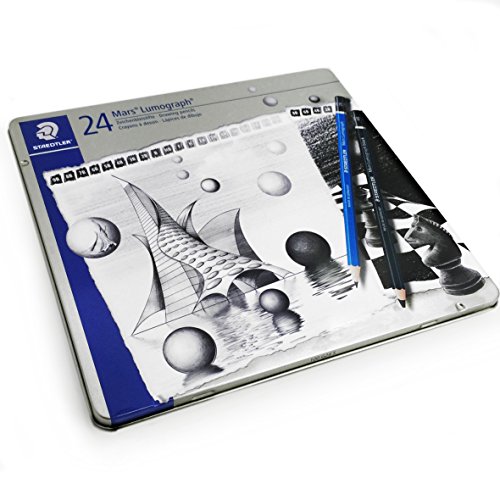 Lápices Staedtler Mars Lumograph 24 unidades miniatura 4