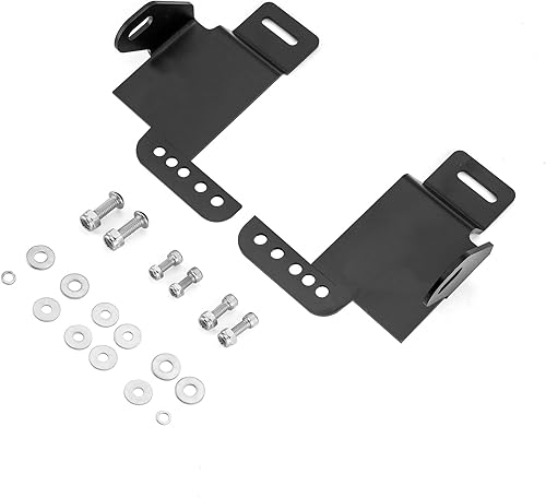 Miniatura 9 de WeiSen Soportes de montaje de barra de luz para parrilla superior oculta frontal para barra de luz LED recta de doble fila de 32 pulgadas compatible