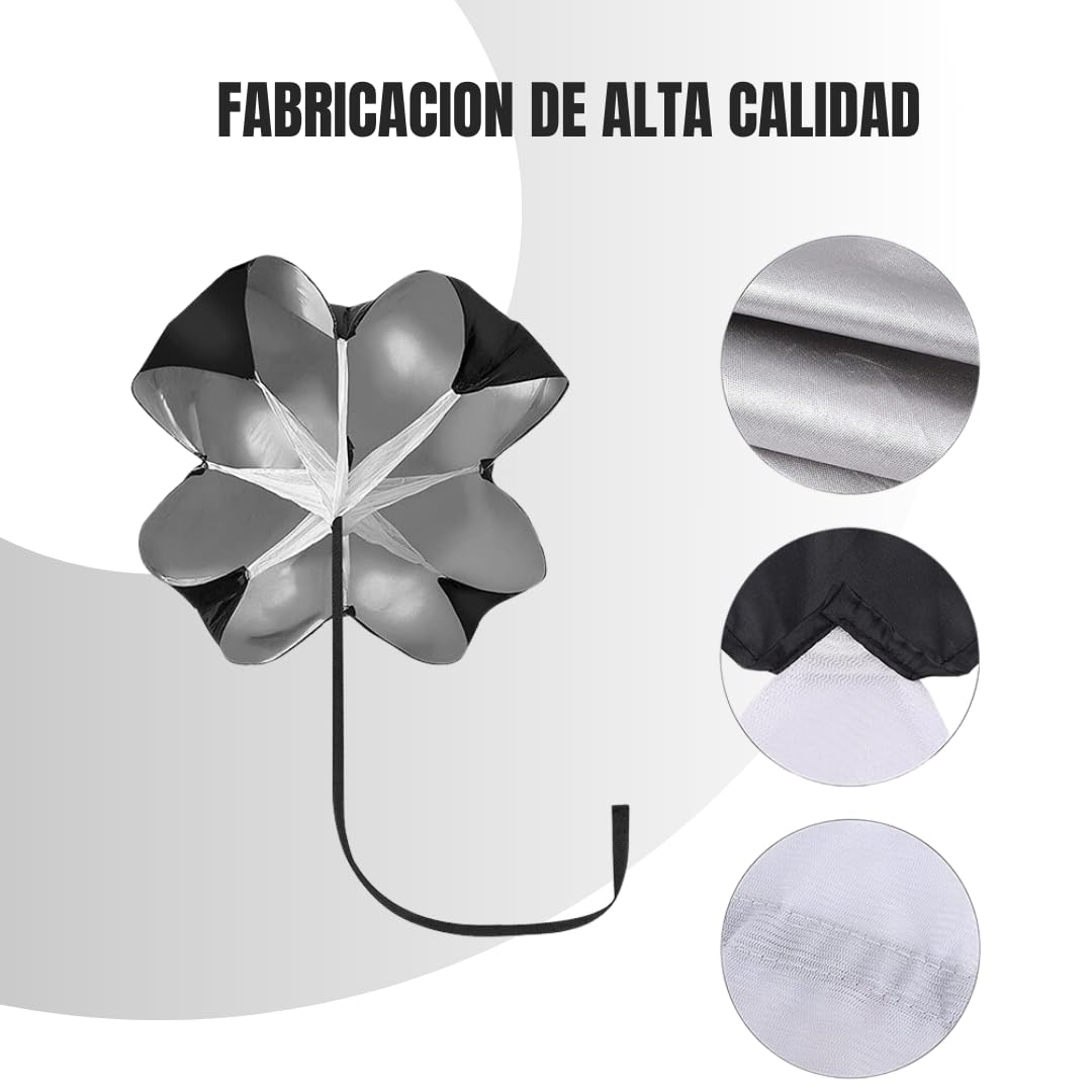 Paracadute Da Allenamento Vikzon - Per Calcio E Fitness | Aumenta Velocità E Resistenza - Foto 7