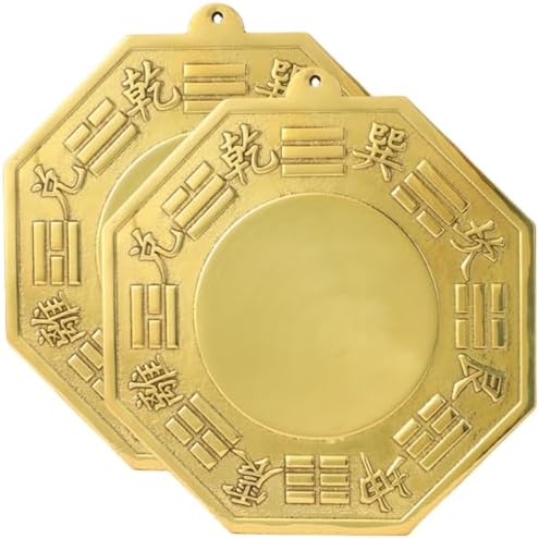 Bagua Spiegel Mit Vier Schutzgeistern - Feng Shui Dekoration Für Zuhause Und Geschäft