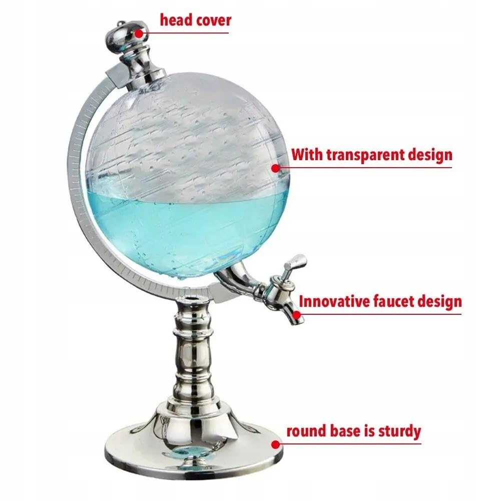 Dispensador de bebidas alcohólicas de 1,5 L, diseño de globo, servidor creativo de bebidas para bar, fiesta y uso doméstico