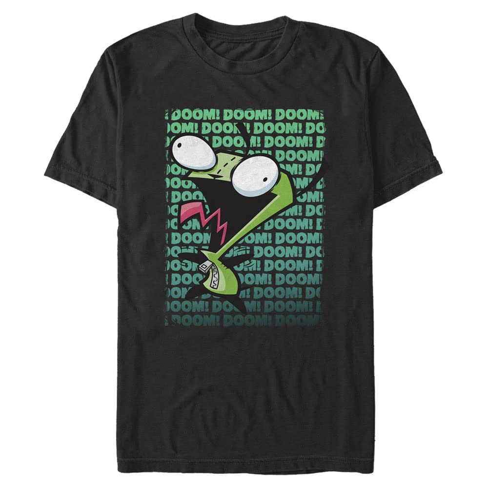 Big & Tall Invader Zim Gir Doom Repeating Men's Tops Short Sleeve Tee Shirt