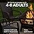 Sunnydaze Northern Galaxy 32-Inch Outdoor Fire Pit with Grill Grate, Spark Screen, and Poker - Heavy-Duty Wood-Burning Fire Pit for Outside