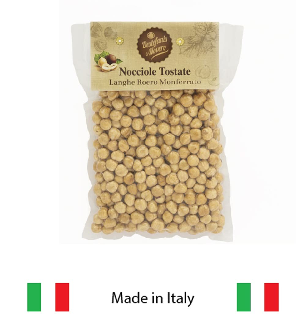 3 x 500 g | Destefanis & Novero Nocciole Langhe Roero Monferrato | Nocciole tgt Tostate e Sgusciate, Frutta Secca Fonte di Vitamine e Fibre, Snack Perfetto per Aperitivo e Colazione