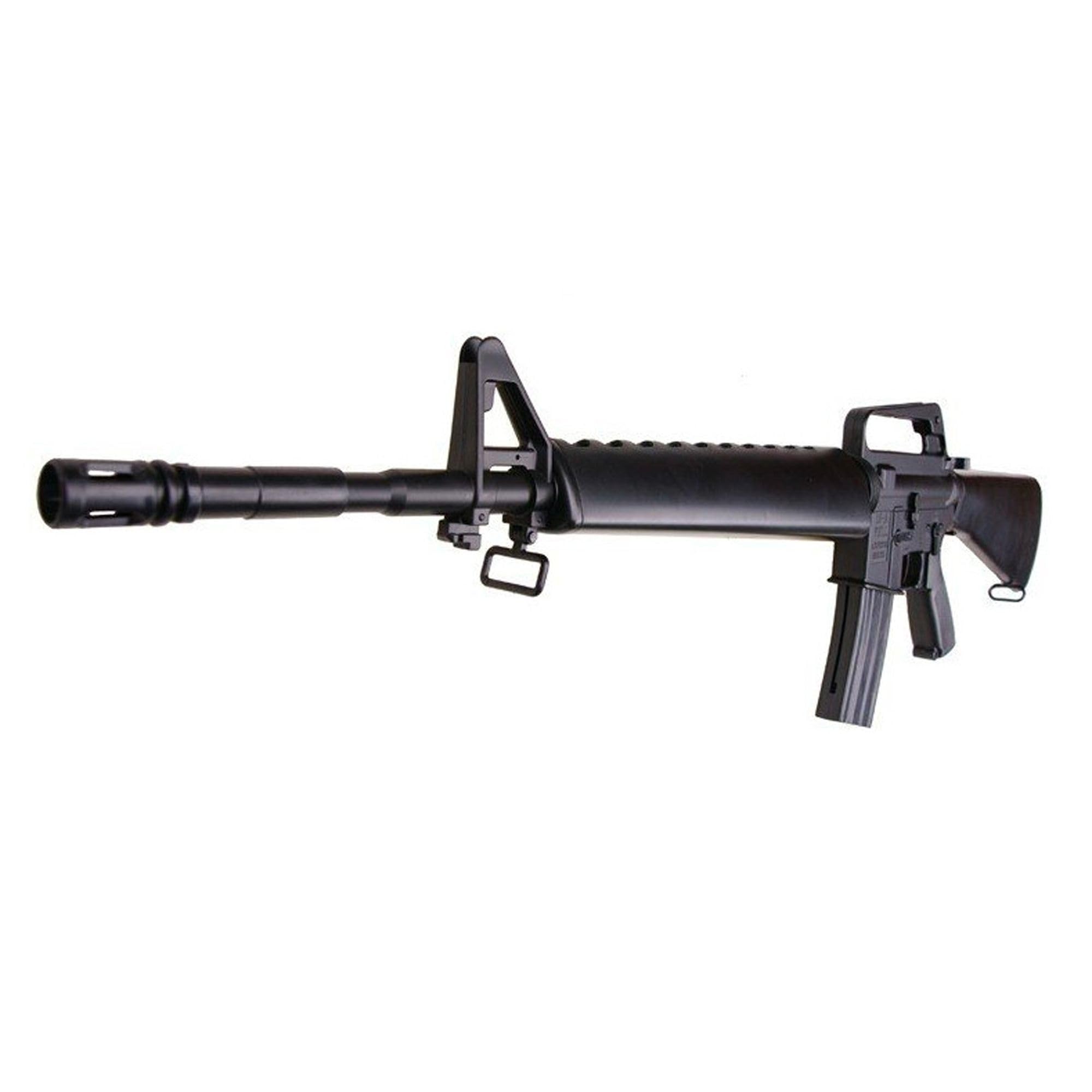 Pack Rifle Airsoft Modelo M16 Vietnam Spring/Materiales: Plástico de Alta Resistencia/Potencia 0.5 Joule/Se suministra con Accesorios