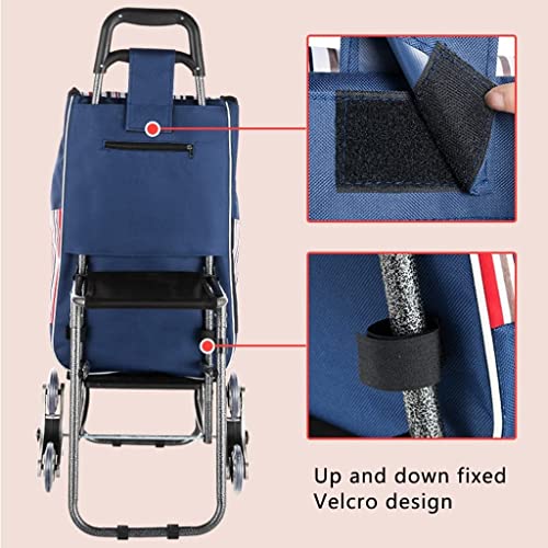 Z-SEAT Einkaufstasche Treppensteigen Trolley Mode Klapp-Einkaufstrolley Haushaltssitz Shopping Trolley Lebensmittel… – Bild 5