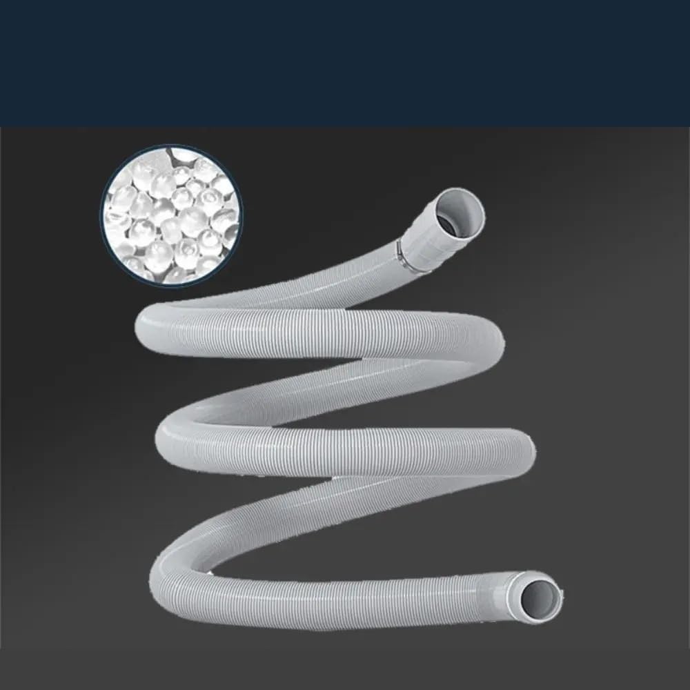EVA-Ablaufschlauch For Waschmaschine, Flexibles Wellrohr, Ablaufschlauch For Spülmaschine, 1 M, 3 M, 5 M, Verlängerungsrohr For Küche(3m)