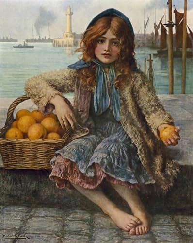 Affiche toile Petite tête de cuivre peinture Schmalz 60x90cm pour decoration murale de chambre