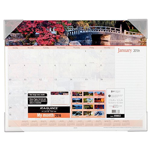 Grand calendrier de bureau 2016 avec photos paysages panoramiques