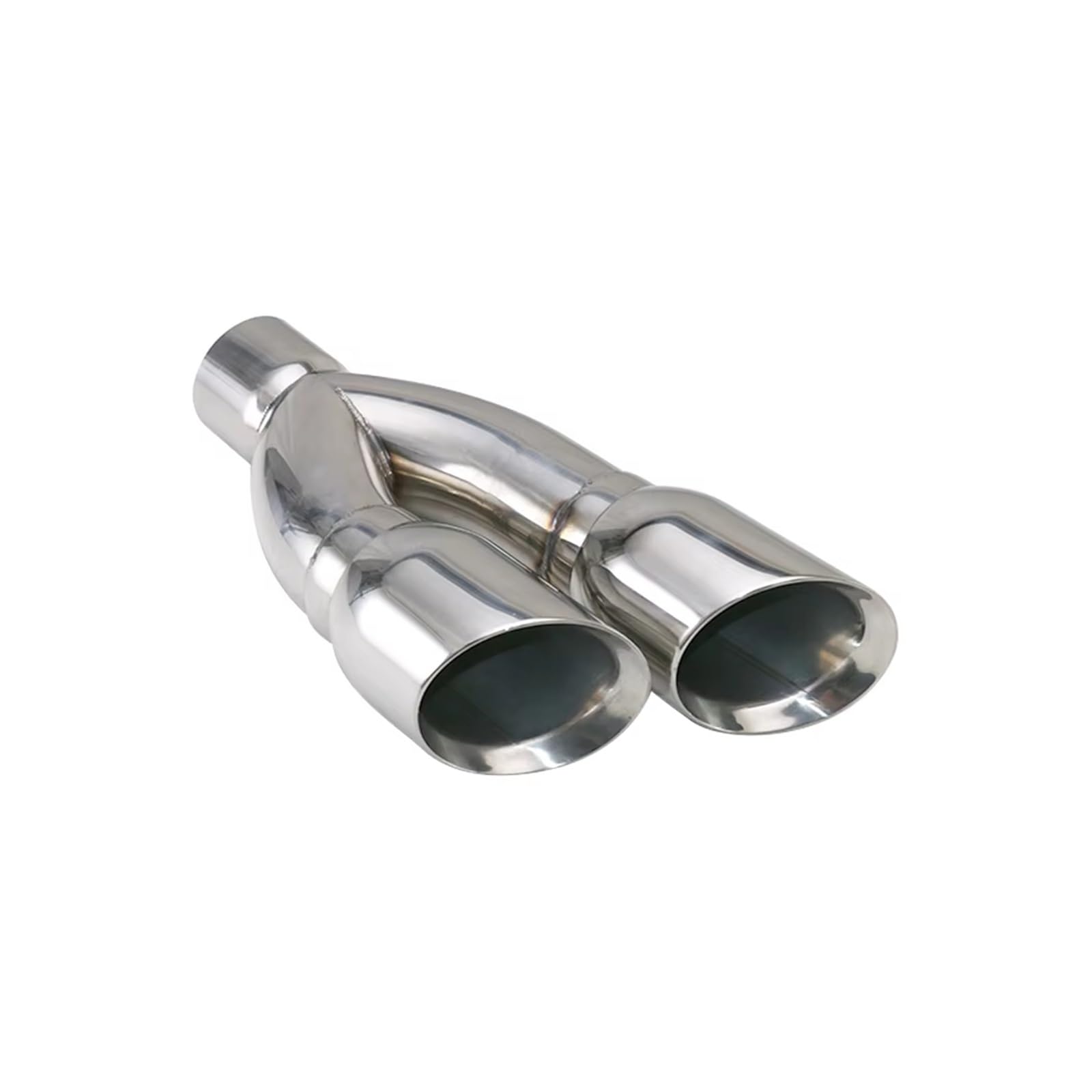 Tubo Punta Scarico Coda Auto Terminali Di Scarico Doppi In Acciaio Inossidabile Auto Interfaccia 80 Mm Uscita 102 Mm Terminale Di Scarico Per Auto