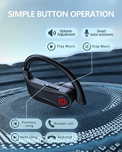 Auriculares-Inalambricos-Cascos-Bluetooth-53-HiFi-Estereo-con-Microfono-Auriculares-Bluetooth-Deportivos-Reproduccion-de-120H-Pantalla-LED-IPX7-Impermeable-Carga-Rapida-USB-C-Control-Tactil