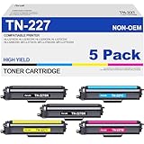 TN 227 Toner Cartridge Replacement for Brother TN227 TN223 Toner Compatible for MFC-L3770CDW MFC-L3750CDW MFC-L3710CW HL-L3210CW Printer TN-227 2 Black Replacement Toner for Brother TN 227 TN223 Toner