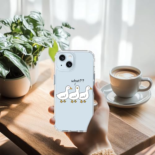Coque canard iPhone 13 Pro transparente antichoc pour éviter les rayures