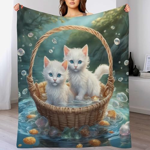 Couverture en flanelle chat couverture confortable douce sofa lit 180x200