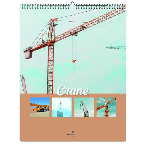 January 2027 - December 2027 Crane Wall Calendar 8.5x11 Monthly Wildlife Photography 12 Month Animal Calendar Stunning Nature Images Gift for Animal Lovers, Kids Adults
