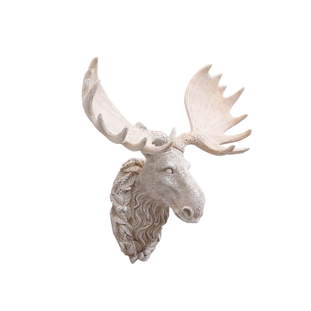 Tête de cerf murale RJJ objet déco suspendu salon et porche moderne