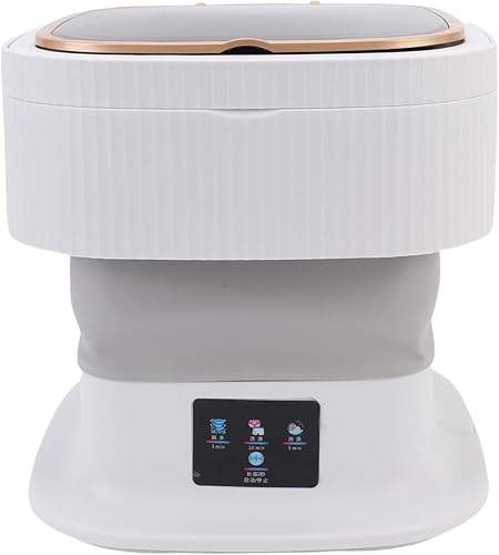 TOPINCN Lavadora plegable automática de 11.5 L, lavadora portátil, mini lavadora de ropa pequeña, lavadora plegable para ropa interior, bebé
