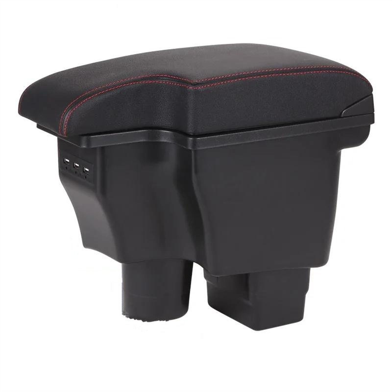 NMJLQW Storage Rack Car Center Console Storage Box Armrest Box Storage Box Modification Accessories For 2 Skyactiv Version Cx3 CX-3(A1 Artificial leather)