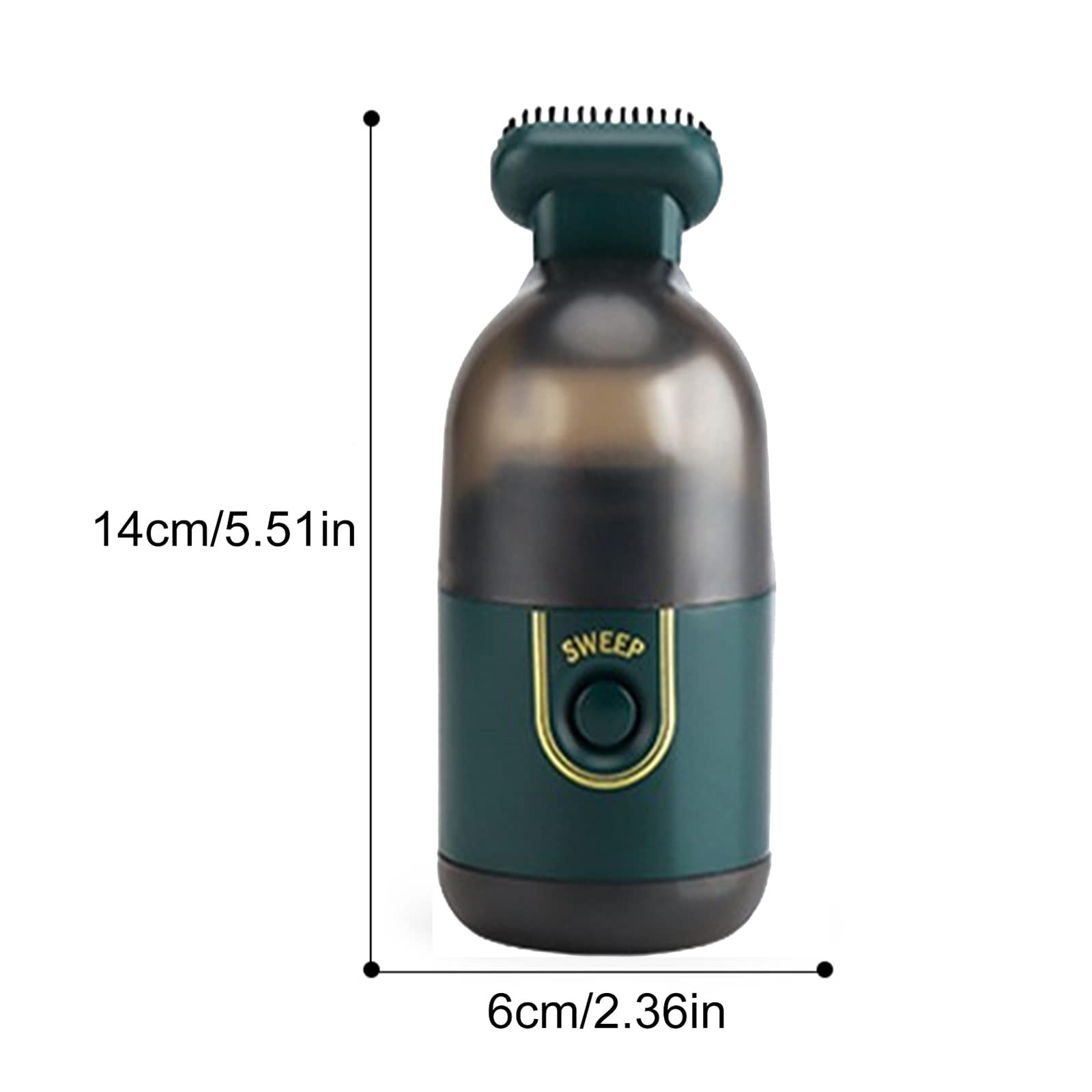 Aspirapolvere Portatile Senza Fili per Auto, aspirapolvere Portatile per PC, Tastiera Portatile, scrivania da casa, aspirapolvere Portatile, Verde