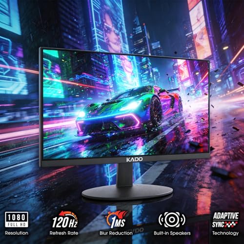 Image of Kado Dual Monitor 2-Pack 22 inch 1920x1080 120Hz 105% sRGB FHD Computer Monitor