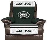 Pegasus Sports NFL New York Jets Furniture Protector with Elastic Straps, Recliner, Green
