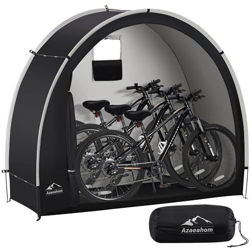 Bike Storage Shed Tent, Waterproof Outdoor Storage Shed for Bicycle, Easy Setup, Portable Storage Tent for Motorcycle,Garden Tools,Lawn Mower