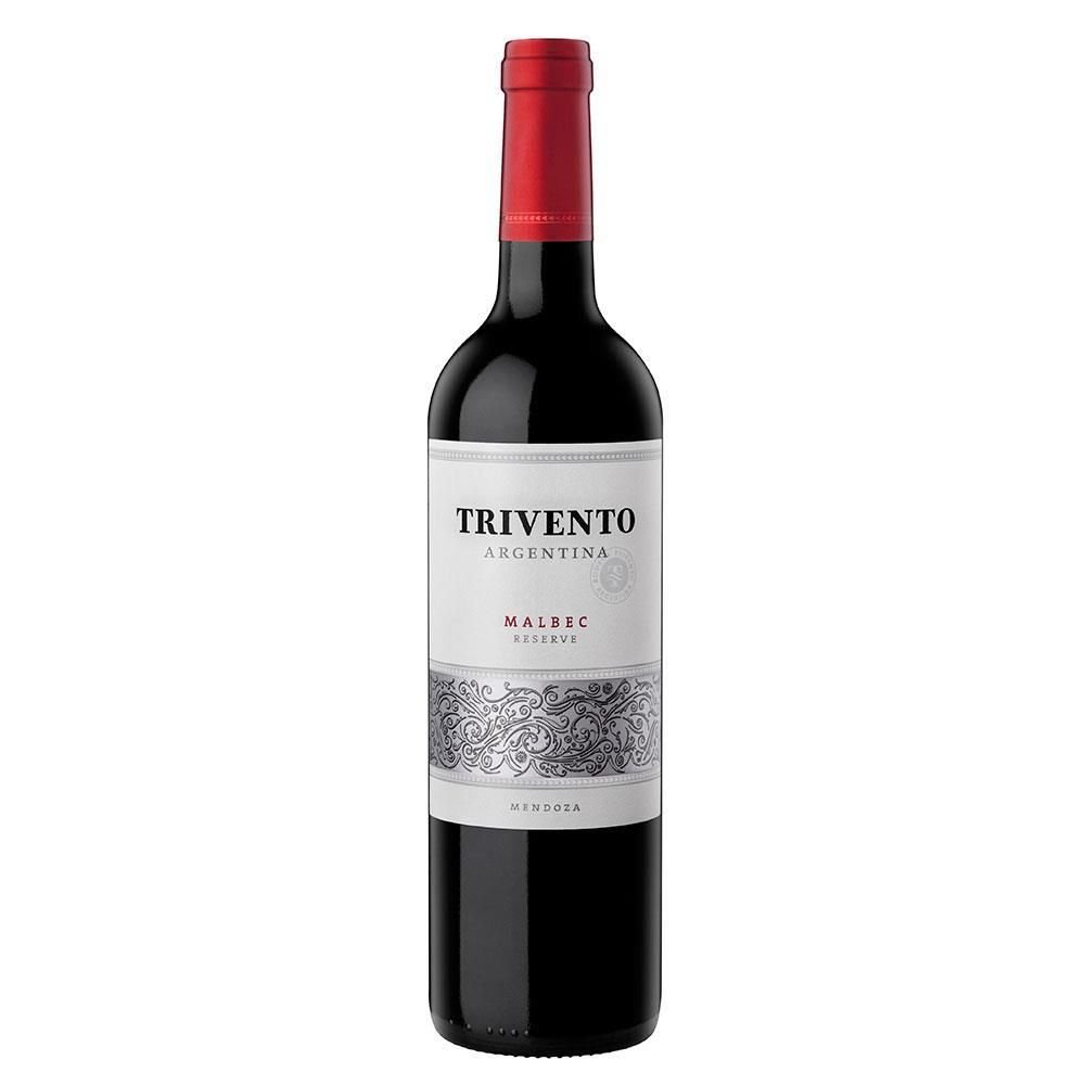 Trivento Bodegas Reserve Malbec Red Wine 75cl Bottle x 3 Pack