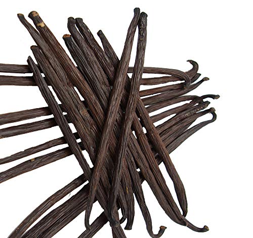 5 Vainas frescas de vainilla de Madagascar / 12-14cm.