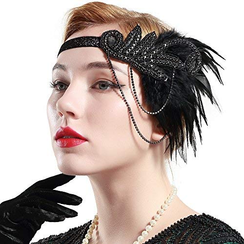 BABEYOND Fascia Anni 20 Gatsby Flapper Headband