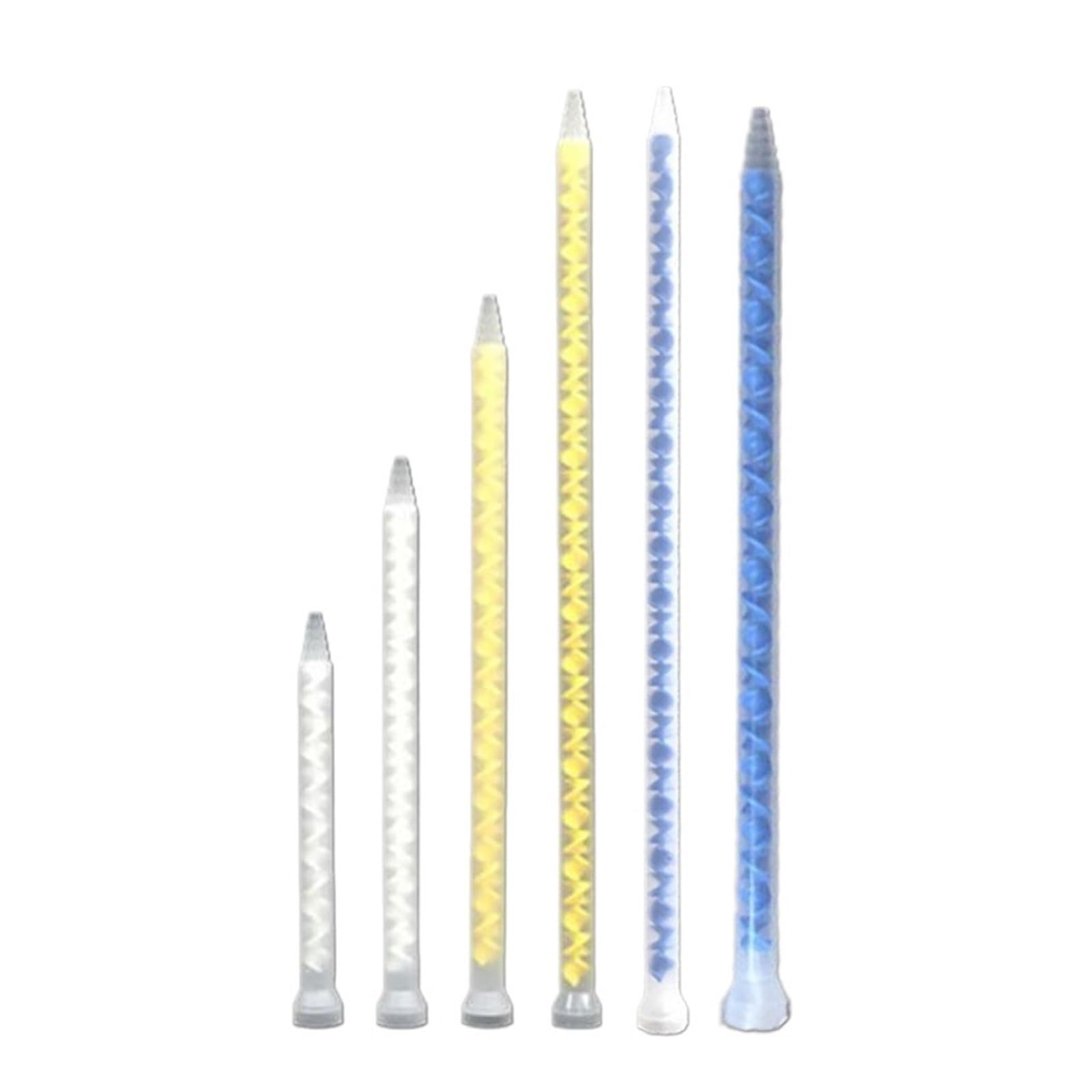 Varnok Mc10-12 White Core 10Pcs Ab Glue Mixing Nozzle