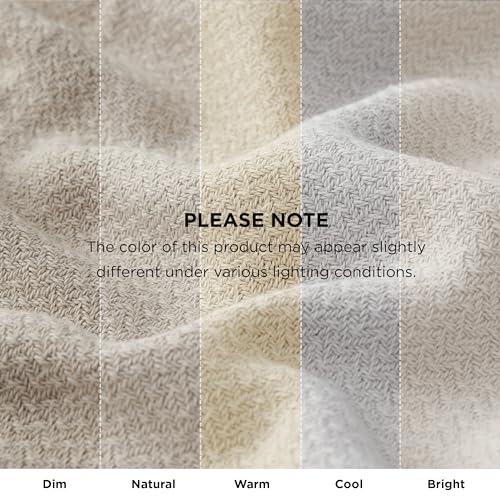 Bedsure 100% Cotton Herringbone Weave Throw Blanket (50" x 70", Linen Beige) $9.89 & MORE - image 9