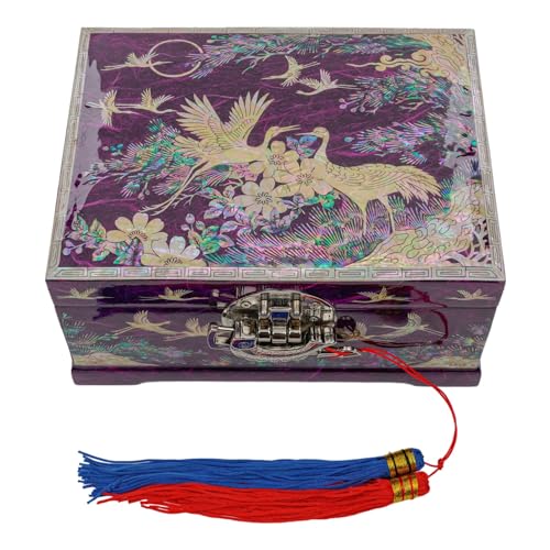 February Mountain Mother of Pearl Music Box for Women Traditional Korean Jewelry Box Unique...