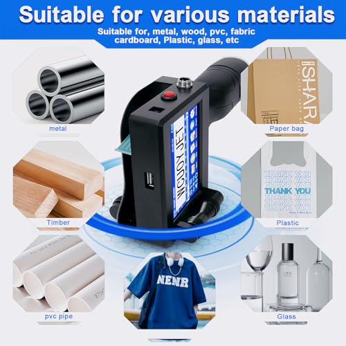 Image of Handheld Printer Ink Original Solvent Fast-Drying 42ML Black Ink Replacement for H760 Handheld Inkjet Printer Ink Cartridge